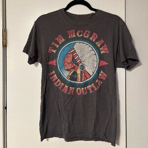 Tim McGraw Indian Outlaw Tshirt | Small